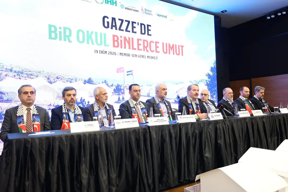 Sadaka Taşı Derneği'nden Gazze'ye Çadır Okul Projesi