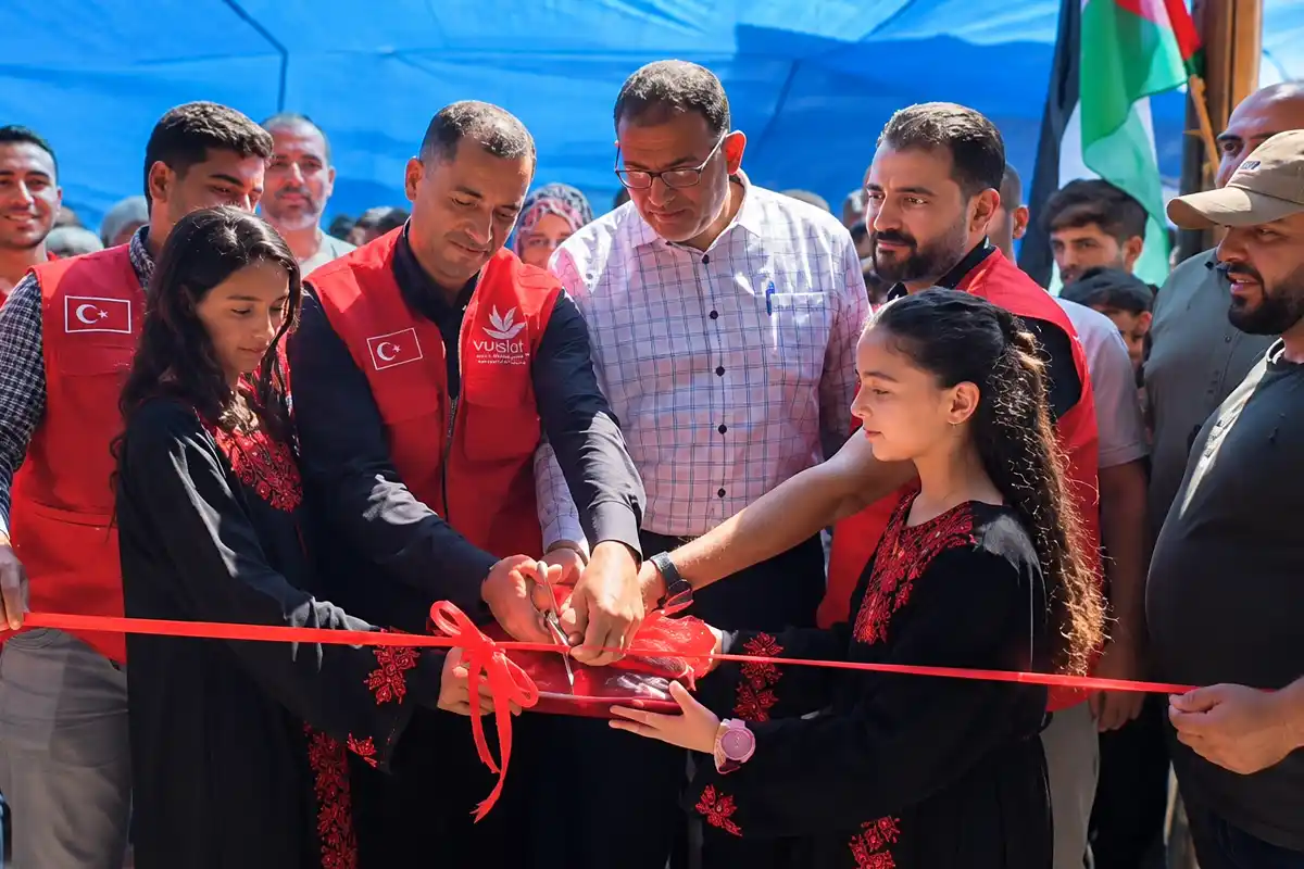 Şefkat Eli Gazze’de yeni temsilcilik binası açtı