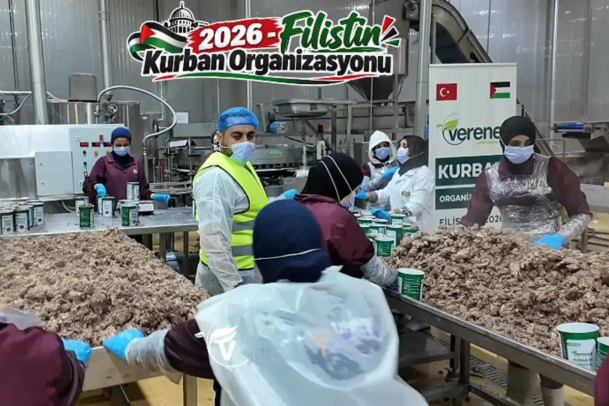 Verenel, Gazze İçin Kurban Etlerini Konserveye Dönüştürüyor