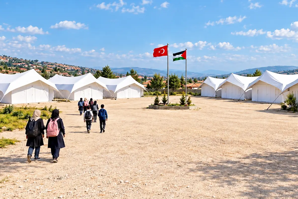 Verenel'den Gazze'ye 2 bin öğrencilik okul projesi