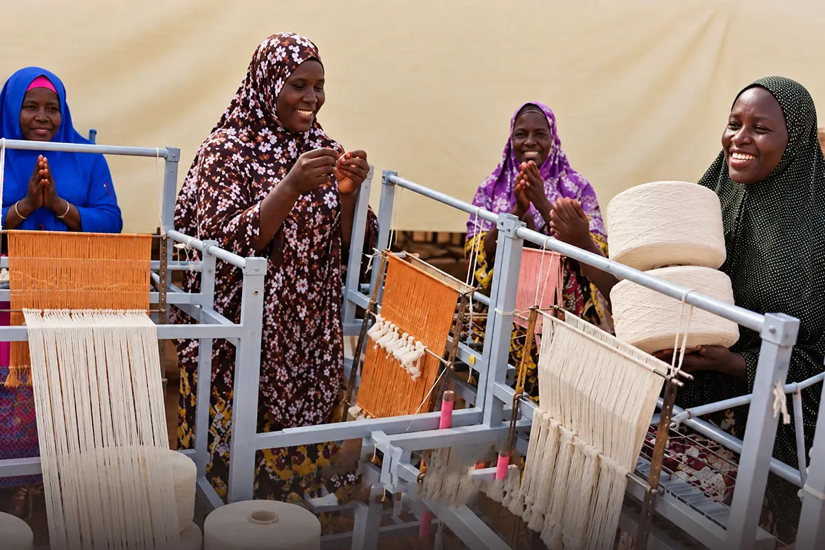 Yetim Vakfı'ndan Burkina Faso'da dokumacılık projesi